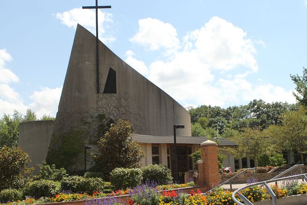 front of Christ the king chapel