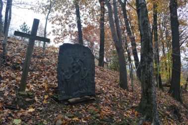 The stations of the Cross on franciscan university campus