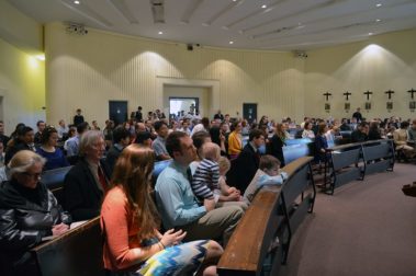 mass about to start in christ the king chapel