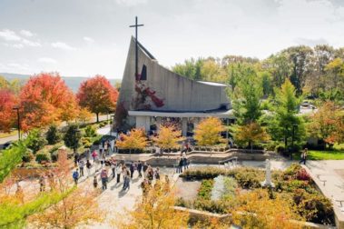 Overhead of Christ the King Chapel